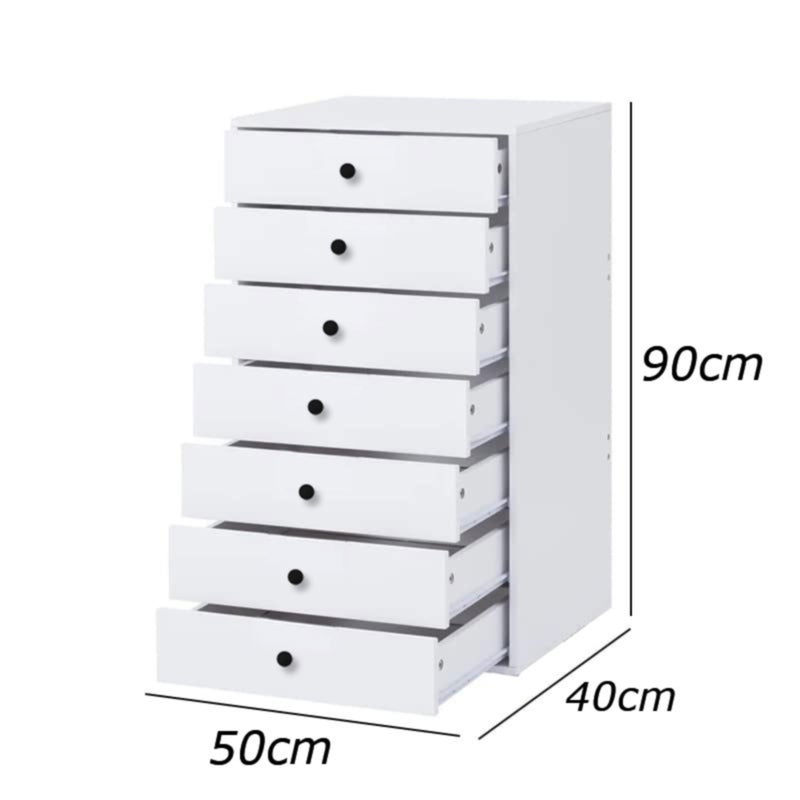 فرنتشر ستور وحدة ادراج مودرن ام دى اف - ارتفاع 90 سم - عرض 50 سم - عمق 40 سم ، من فرنتشر ستور. - Image 3