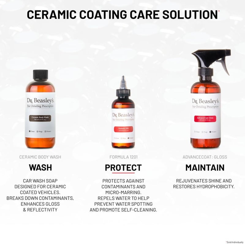 Dr. Beasley's Formula 1201 Coating - 4 oz., Instant Bonding Hydrophobic Car Coating - Image 5