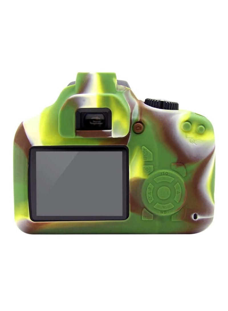 بولوز غطاء PULUZ السيليكوني الناعم لكاميرا Canon EOS 3000D / 4000D – غطاء واقي مرن مضاد للخدوش والصدمات، تصميم خفيف الوزن ومتين، وصول كامل للأزرار، متوافق مع الحامل الثلاثي(تمويه) - Image 2