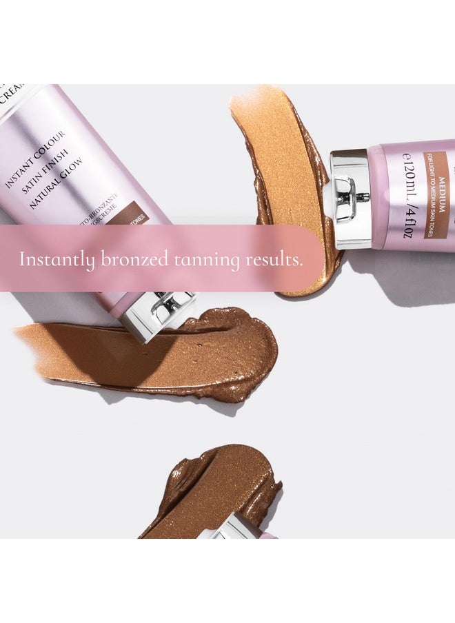 Loving Tan - Bronze Shimmer Luminous Cream Medium Streak Free Natural Looking Instant Sunless Tanner 6+ Self Tanning Applications Per Tube Cruelty Free 4 Fl Oz - Image 1