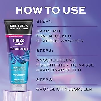 John Frieda Frizz Ease Dream Curls CurlDefining Conditioner 250ml AntiFrizz Conditioner Curly And Wavy Hair - Image 5