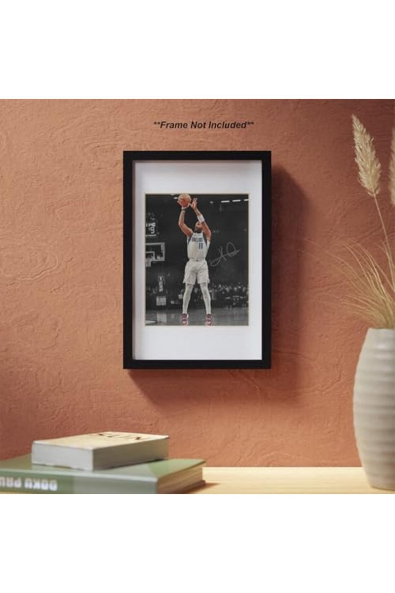 Alayra Framed Kyrie Irving Signed Photo Autograph Print Wall Art Home Decor - Image 3