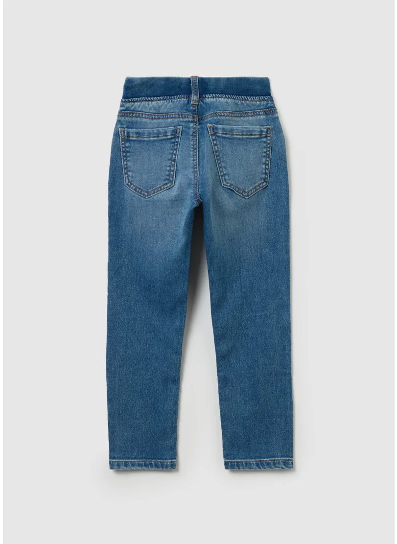 Ovs Denim joggers with drawstring