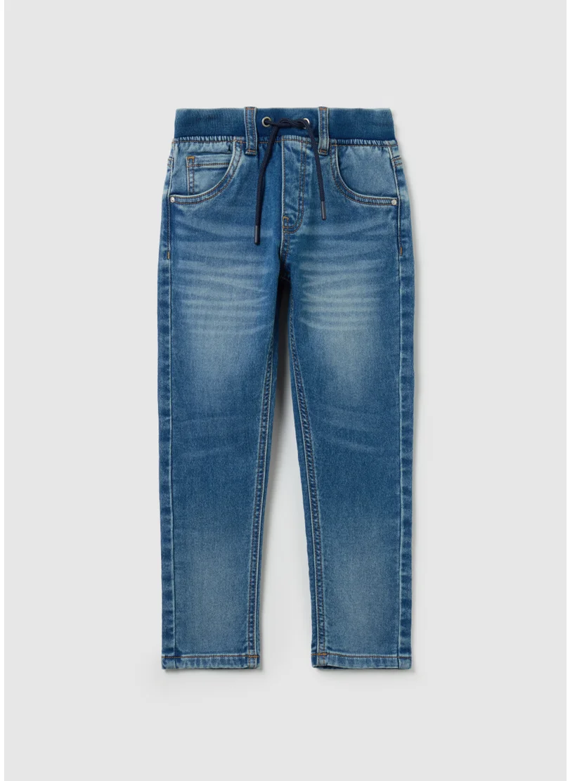 Ovs Denim joggers with drawstring