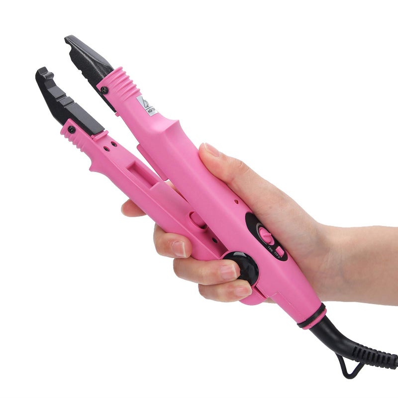 Brrnoo Hair Extension Fusion Bonding Tool, Ceramic Heater Surface Hair Iron for All Types of Hair Extensions, #2, 2.5m Cord, 25W - Image 1