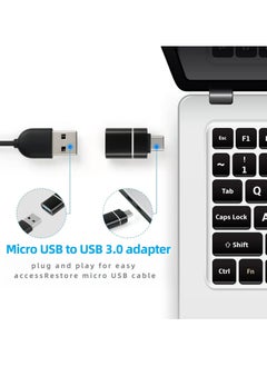 CMGTYYD USB C to USB 3.0 Adapter (2 Pack)，USB C Adapter, OTG Function, Compatible with USB Type C Devices, Universal Compatibility for Cell Phone, PC and Laptop, Plug & Play Technology  - Image 2