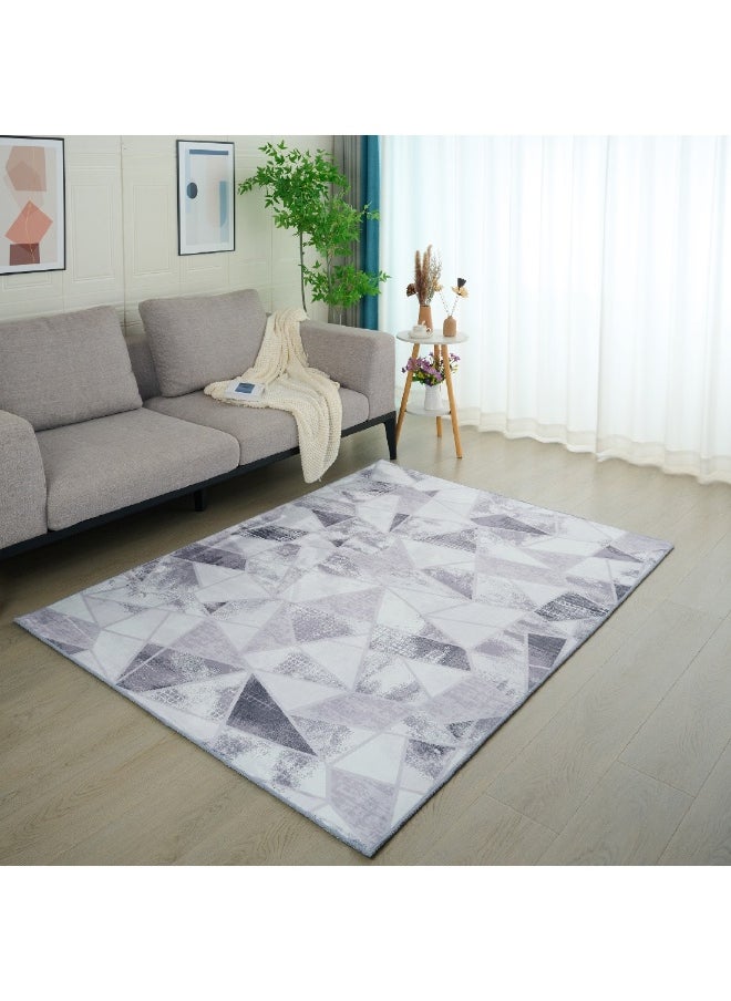 Home Box Wells Kavi Printed Flannel Rug 360 x 250 cm  - Image 5