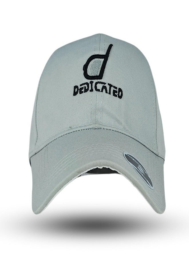 DEDICATED Lightweight Baseball Cap | Adjustable Sun Hat | Unisex Quick-Drying Hat | Sun Protection Cap | Freesize Cotton Sun Hat (Grey) - Image 3