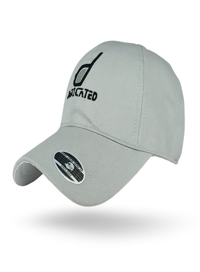 DEDICATED Lightweight Baseball Cap | Adjustable Sun Hat | Unisex Quick-Drying Hat | Sun Protection Cap | Freesize Cotton Sun Hat (Grey) - Image 1