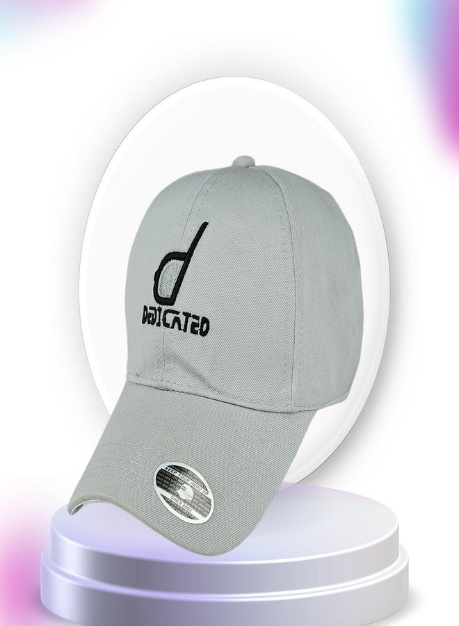 DEDICATED Lightweight Baseball Cap | Adjustable Sun Hat | Unisex Quick-Drying Hat | Sun Protection Cap | Freesize Cotton Sun Hat (Grey) - Image 4