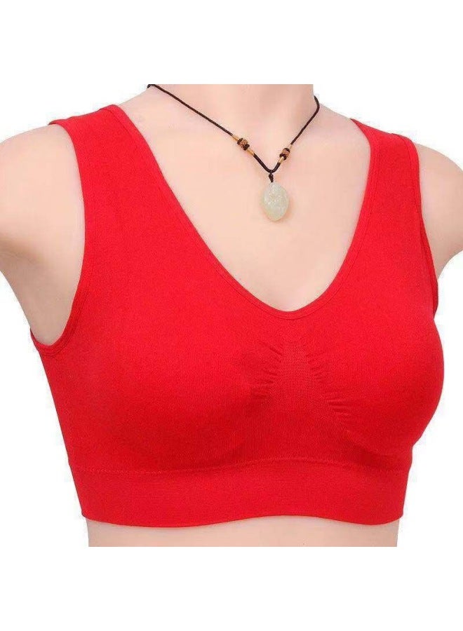Middle-aged And Elderly Bra Breathable Comfortable Ladies Push Up Yoga Running Sleep Bottoming Bra Underwear