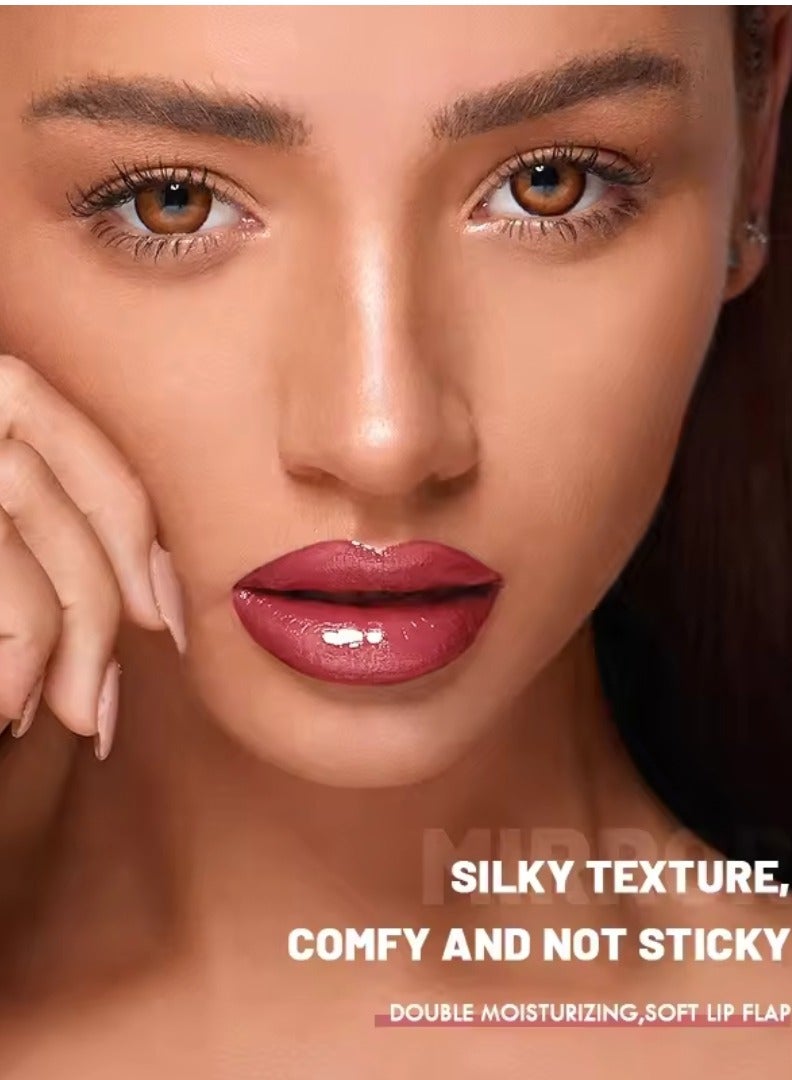 pudaier Ultra Glossy Lip Gloss Diamond Matte Lip Oil Gloss Glitter Metallic Liquid Lipstick Glitter Shimmer Lip Glaze |Shimmery Finish High Pigment Long Lasting Lip Gloss Tint Makeup 02 - Image 3