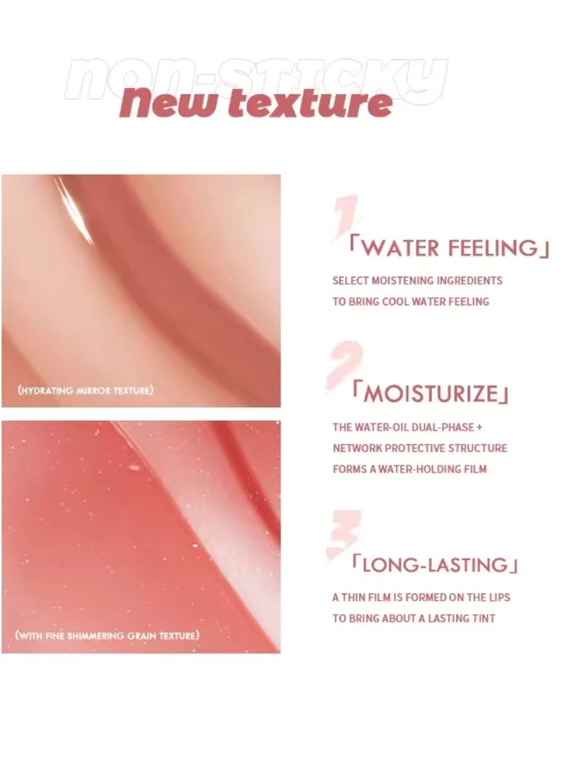 pudaier Ultra Glossy Lip Gloss Diamond Matte Lip Oil Gloss Glitter Metallic Liquid Lipstick Glitter Shimmer Lip Glaze |Shimmery Finish High Pigment Long Lasting Lip Gloss Tint Makeup 02 - Image 4