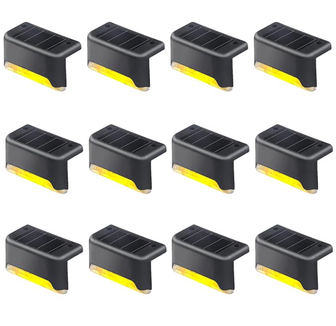 BTAG Solar-Powered Deck Light – IP65 Waterproof LED Step, Stair, Fence & Railing Light with Wide-Angle Illumination, Rechargeable Outdoor Lighting for Yard, Patio & Pathway.Pack of 12 - Image 4