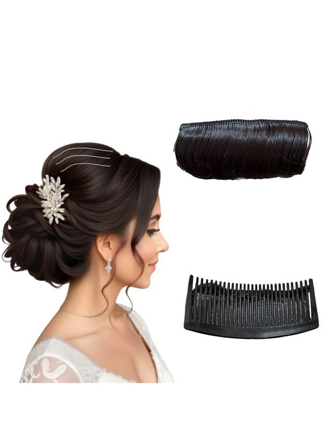 VIVIAN Bump Puff Top Hair Maker Extension Accessories BROWN Color For Bottom Bump Top Hair - Image 1