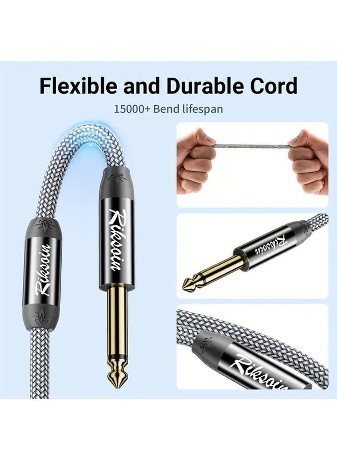 Quarter Inch TS to XLR Male Audio Cable 5m Unbalanced for Microphone Mixer Amplifier - Image 5