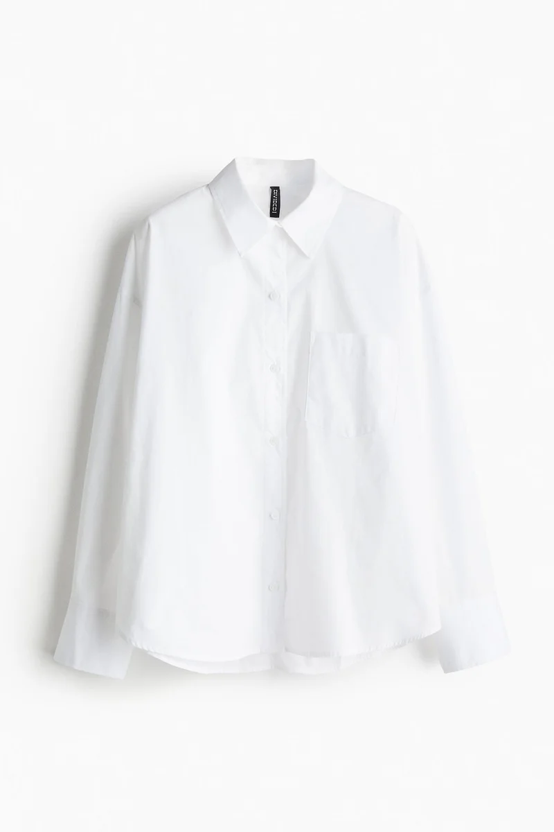 H&M Oversized Cotton Shirt