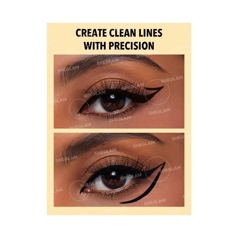 شيجلام SG SHEGLAM Rose Line&Define Waterproof Liquid EyeLiner Black