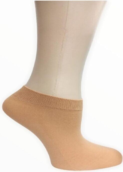 SAKS 3 Pieces Skin Color Micro 50 Soft Booties Socks 