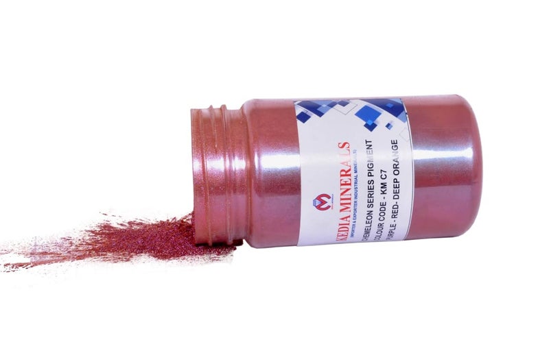 KEDIA Kedia C7 Chameleon Mica Powder Color Shift Pigment Powder Color Changing Pigment Powder for Epoxy Resin Painting Bath Bombs Candle Making Slime Coating 10 gmjar  - Image 2