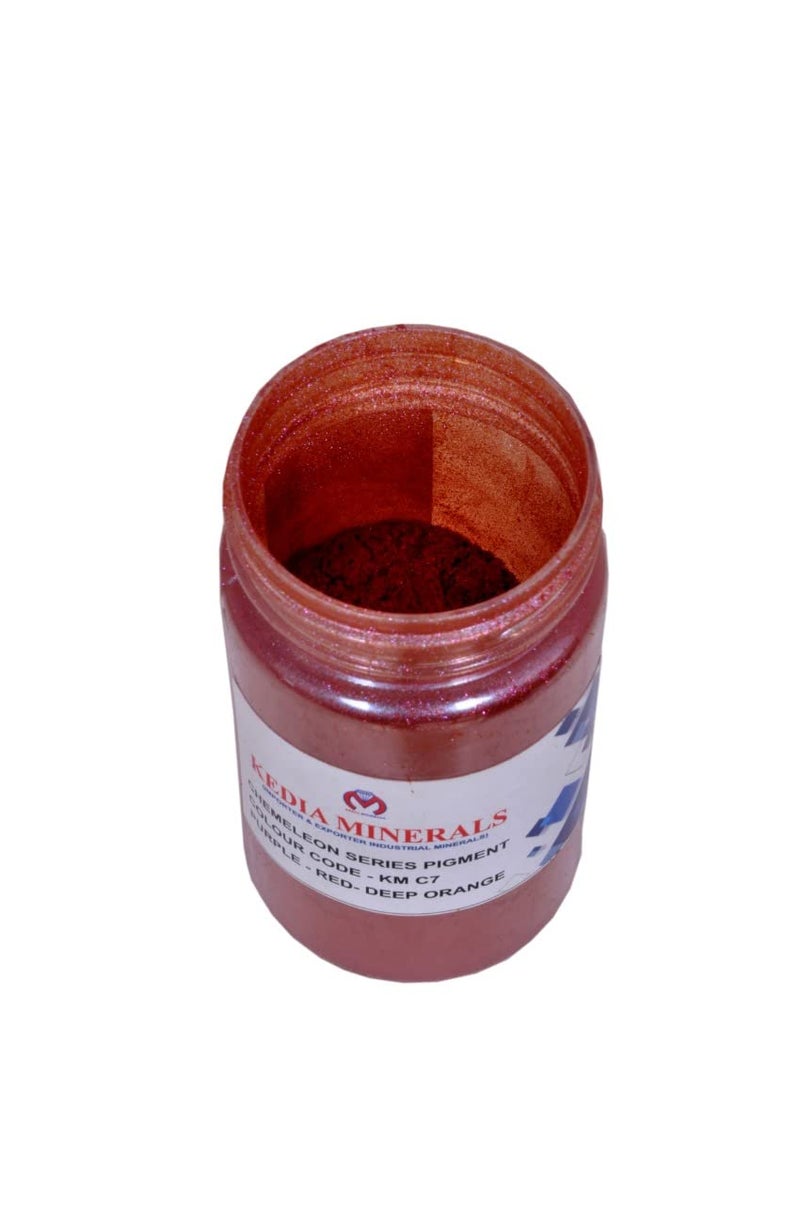 KEDIA Kedia C7 Chameleon Mica Powder Color Shift Pigment Powder Color Changing Pigment Powder for Epoxy Resin Painting Bath Bombs Candle Making Slime Coating 10 gmjar  - Image 3