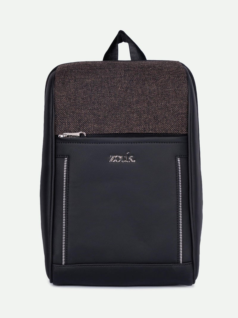 ZOUK Olina Daypack for Women – Convertible Backpack with Laptop u0026 iPad Compartments | Stylish Handcrafted Office u0026 Travel Bag with Water-Resistant Lining u0026 Dual Straps | Bristel - Image 4