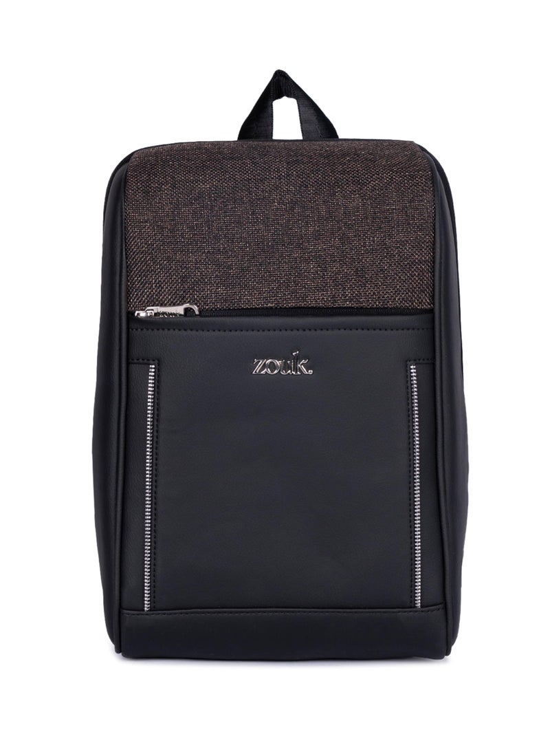ZOUK Olina Daypack for Women – Convertible Backpack with Laptop u0026 iPad Compartments | Stylish Handcrafted Office u0026 Travel Bag with Water-Resistant Lining u0026 Dual Straps | Bristel - Image 1