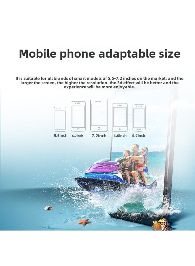 G04BS Bluetooth VR Glasses Virtual Reality Glasses XRMR Thousand Magic XR BOX Wholesale-color:white - Image 4