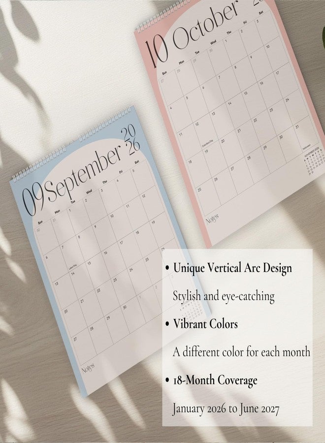 Paper Play Wall Calendar 2024-2025 Greenery Hanging Calendar - Apr 2024 to Sep 2025 | 13.5 x 11 Inches Monthly Calendar for Wall |18 Months Spiral Twin-Wire Binding Wall Calendar Planner| Large Writing Blocks - Image 5