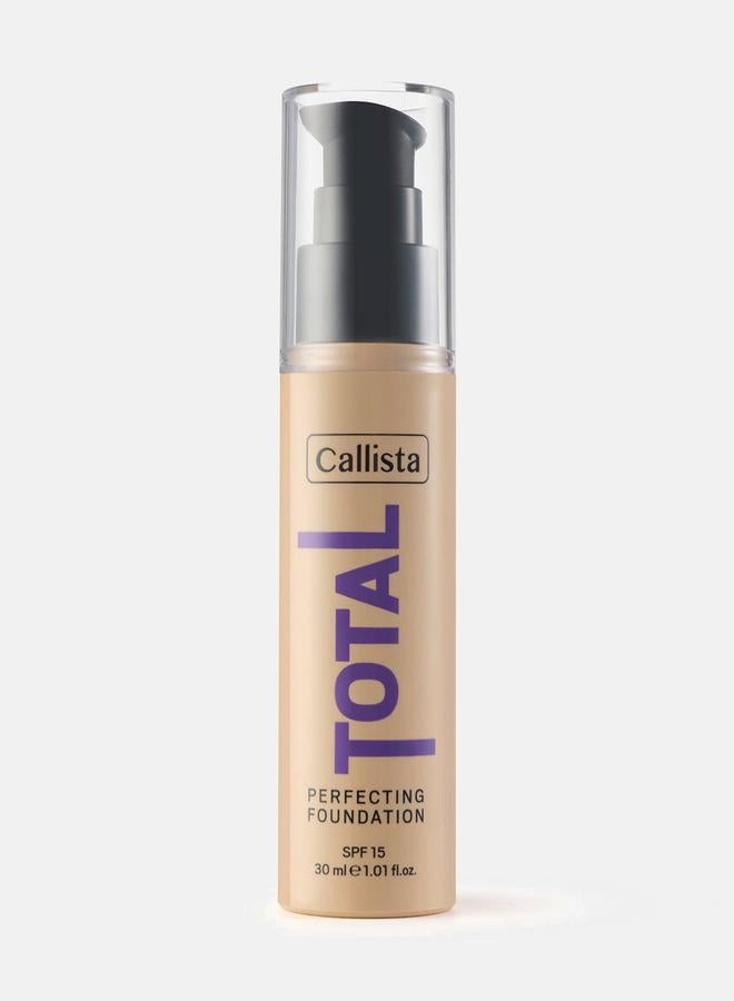 Callista Total Perfecting Foundation with SPF15, 220 - Image 1