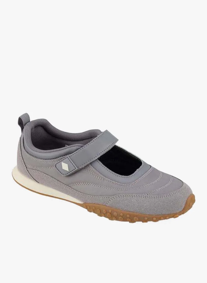Lee Cooper GREY Women Hook & Loop Mary Jane Shoes for Women | Best Price UAE