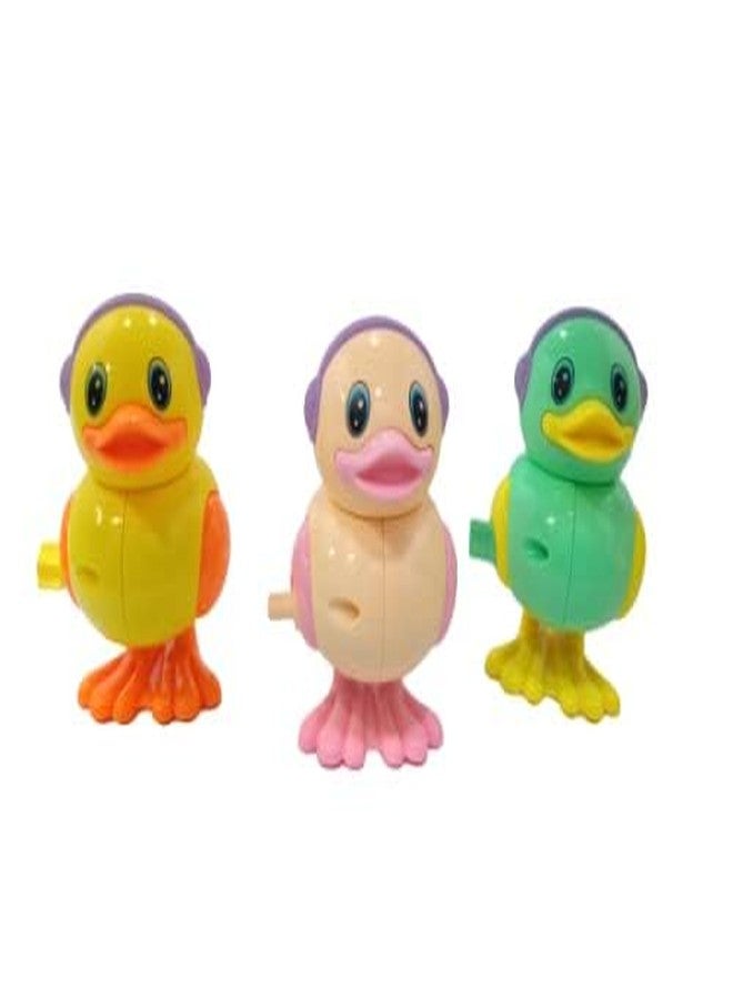GoldiMec Key Operated Wind Up Toys (Set of 2 Duck) | Jumping Moving Toy Rotating Head Key Toys | Best Engaging Educating Animal Bird Toys from 6 Months to 3 Ys Old (Multicolor) (Set of 2 Duck) - Image 5