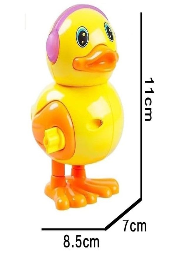 GoldiMec Key Operated Wind Up Toys (Set of 2 Duck) | Jumping Moving Toy Rotating Head Key Toys | Best Engaging Educating Animal Bird Toys from 6 Months to 3 Ys Old (Multicolor) (Set of 2 Duck) - Image 4