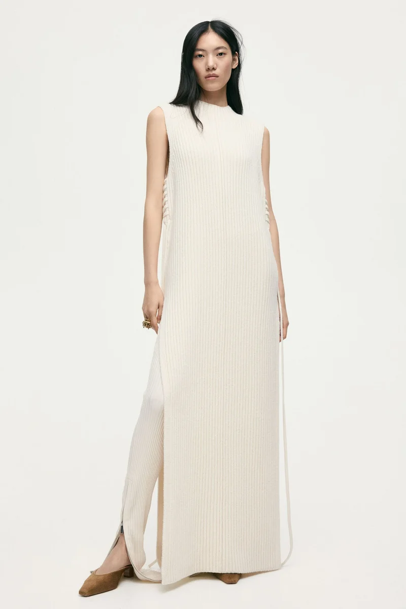 اتش اند ام فيست صوف بحياكة مرنة