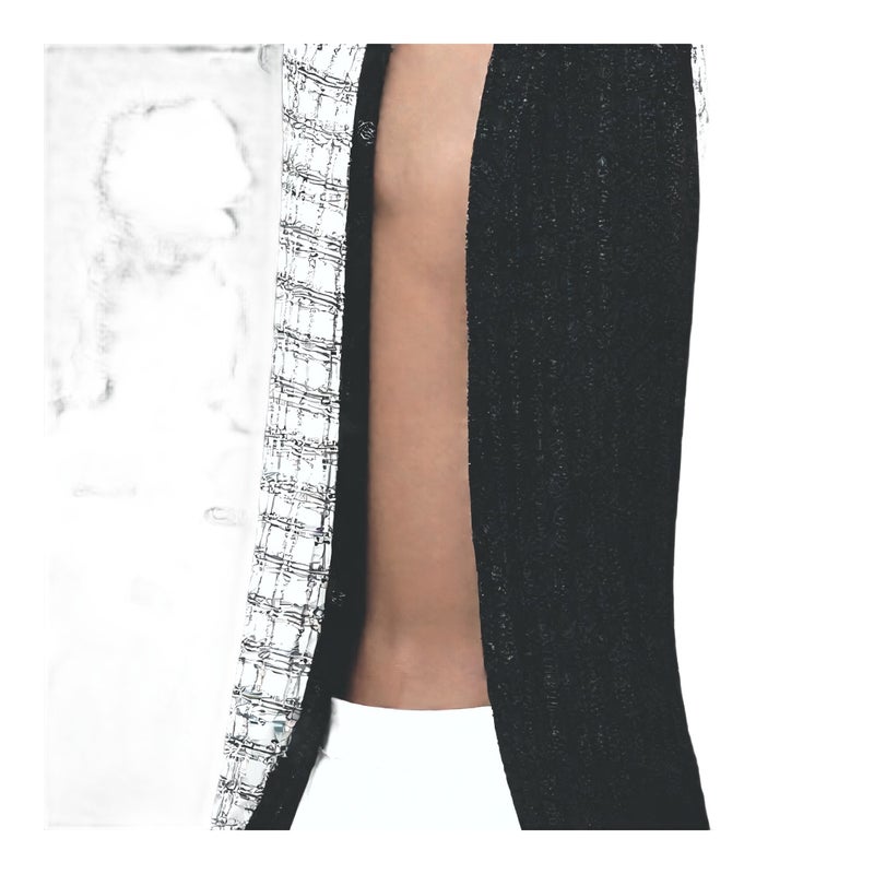 Women's Slim Fit Plaid Print Blazer Jacket - Image 1