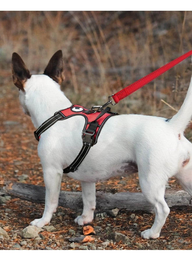 Joytale Joytale Double-Sided Reflective Dog Leash, 6 FT/5 FT/4 FT, Padded Handle Nylon Dogs Leashes for Medium & Large Dogs Walking, Red, 5FT  - Image 3