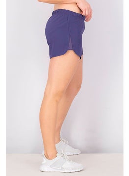 Reebok Women Pull On Training Short, Purple  - Image 2