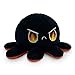 TeeTurtle Reversible Octopus Plushie 4Inch Angry Red Rage Black TwoSided Flip Plush Toy with Embroidered Details Cute Mini Collectible Plush for Kids Teens and Adults - Image 3