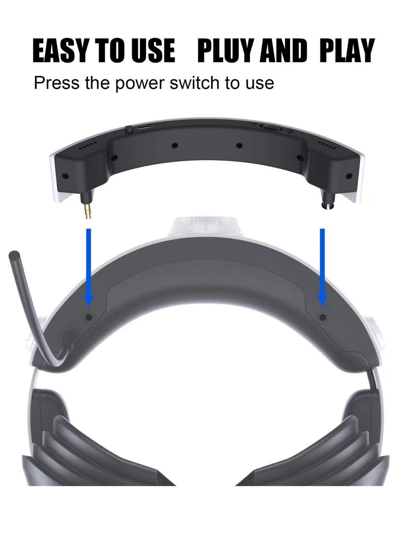 عام مكبر صوت صغير VR لجهاز PSVR 2، تجربة ألعاب محسنة، صوت محيطي، خفيف الوزن وجميل، يستبدل سماعات الرأس الأصلية، استهلاك طاقة منخفض للغاية، ألعاب بدون توقف، سهلة الاستخدام - Image 3