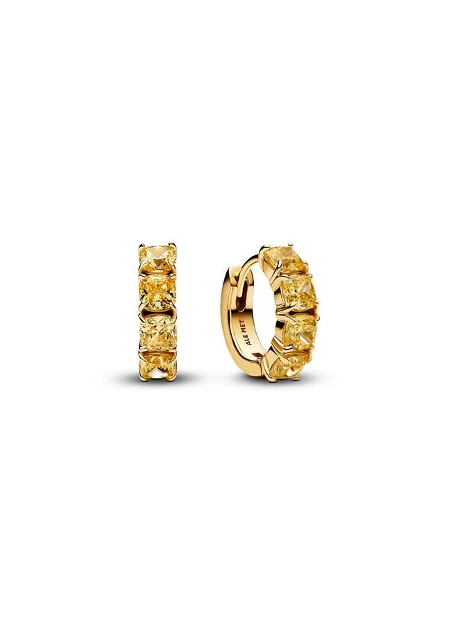 PANDORA Yellow Hoop Earrings