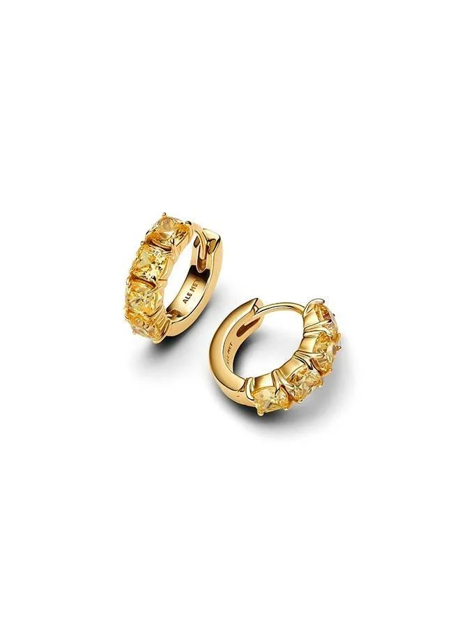 PANDORA Yellow Hoop Earrings