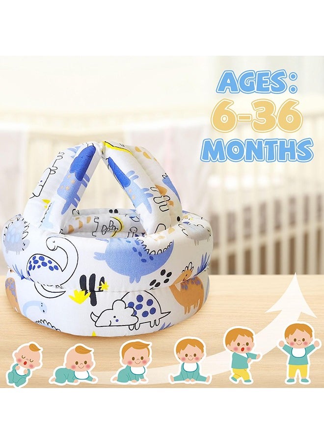 Bebiland Baby Helmet with 2 Pair of Socks for Crawling Walking, Baby Head Protector, Head Protection for Infant No Bumps Soft Cushion Toddler Safety Head Guard  - Image 3