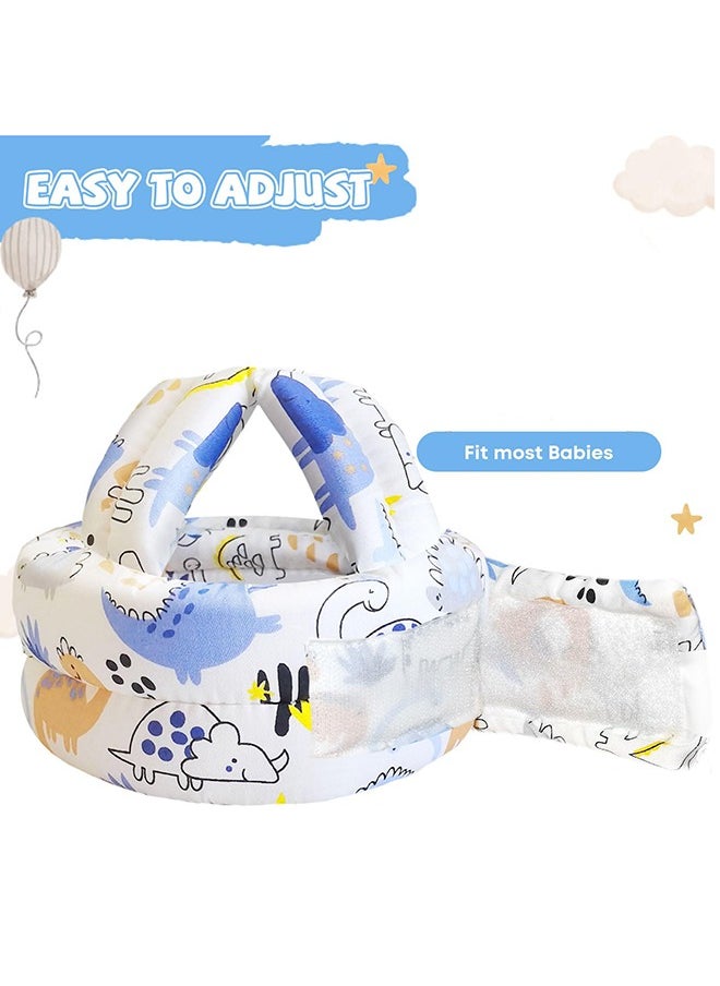 Bebiland Baby Helmet with 2 Pair of Socks for Crawling Walking, Baby Head Protector, Head Protection for Infant No Bumps Soft Cushion Toddler Safety Head Guard  - Image 2