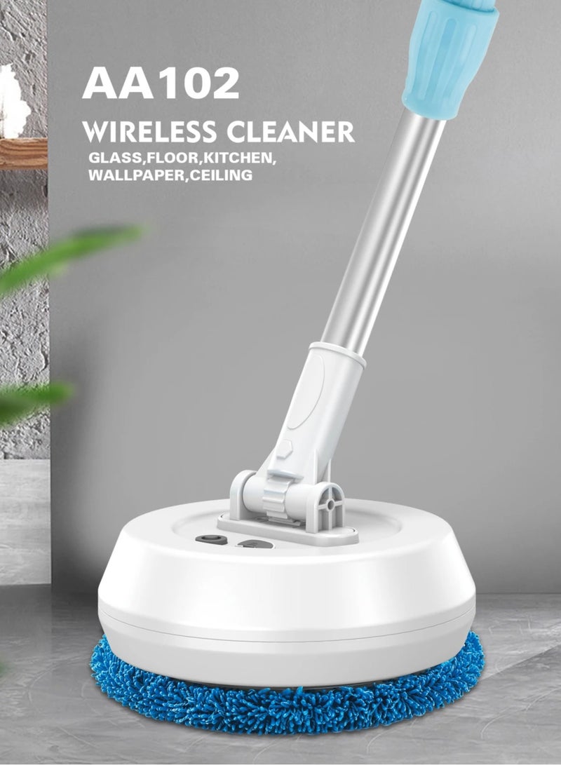 ريكو ممسحة كهربائية لاسلكية قابلة للدوران 180 درجة، فرشاة دائرية قابلة للتعديل، منظف أرضيات فائق الامتصاص - Image 3