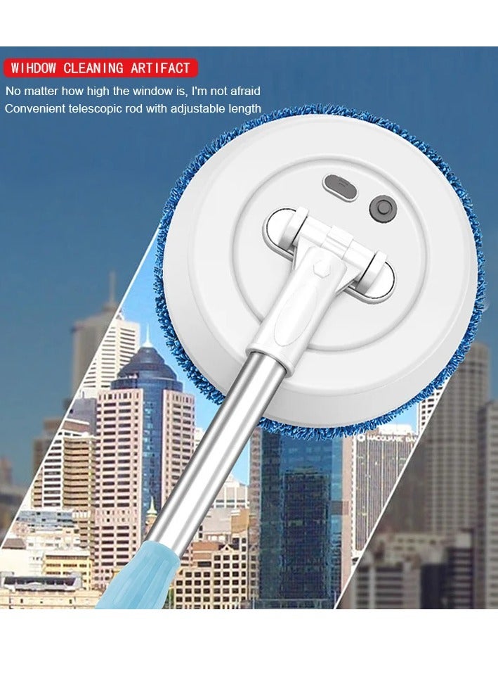 ريكو ممسحة كهربائية لاسلكية قابلة للدوران 180 درجة، فرشاة دائرية قابلة للتعديل، منظف أرضيات فائق الامتصاص - Image 4