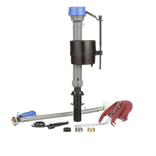 Fluidmaster 400ARHRFCS Universal High Performance PerforMAX Toilet Fill Valve, 2-Inch Flapper and CLICK SEAL 12-Inch Toilet Connector Repair Kit - Image 1