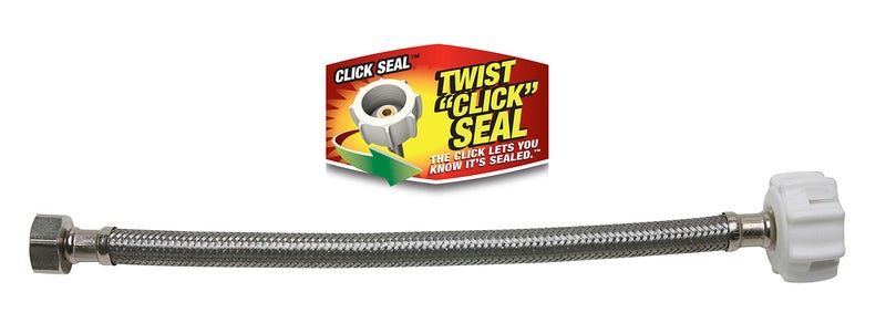 Fluidmaster 400ARHRFCS Universal High Performance PerforMAX Toilet Fill Valve, 2-Inch Flapper and CLICK SEAL 12-Inch Toilet Connector Repair Kit - Image 4