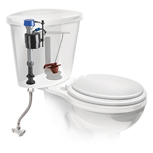 Fluidmaster 400ARHRFCS Universal High Performance PerforMAX Toilet Fill Valve, 2-Inch Flapper and CLICK SEAL 12-Inch Toilet Connector Repair Kit - Image 5