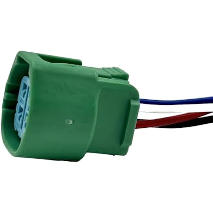 AUOSTMO 4 Pin Alternator Regulator Repair Harness Connector 90980-11964 Compatible with Honda Acura Toyota Camry 2.4L D4D Engines (Green) LJQ - Image 1