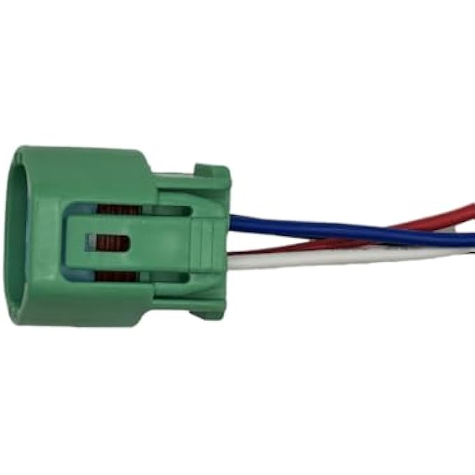 AUOSTMO 4 Pin Alternator Regulator Repair Harness Connector 90980-11964 Compatible with Honda Acura Toyota Camry 2.4L D4D Engines (Green) LJQ - Image 2